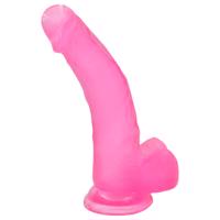 Lovetoy Jelly Studs - přísavný dildo 20cm (růžový)