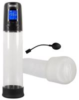Mister Boner - akumulátorová automatická pumpa na penis (černá/průhledná)
