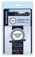 Mister Size Kondom Testovací Sada s Měřičem Penisu - 3 ks