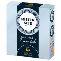 Mister Size tenký kondom - 53 mm (3 ks)