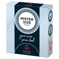 Mister Size tenký kondom - 60mm (3 ks)