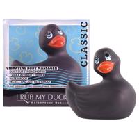 My Duckie 2.0 - černý vodotěsný kachní vibrátor na klitoris