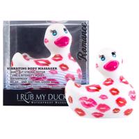 My Duckie Romance 2.0 - voděodolný klitorální vibrátor (bílý-růžový)