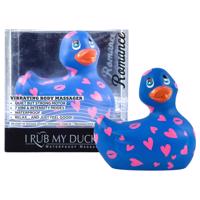 My Duckie Romance 2.0 - vodotěsný klitor vibrátor (modro-růžový)