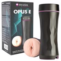 mystim Opus E Vagina - elektro umělá vagína (přírodní-černá)