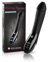 mystim Tickling Truman - elektro-stimulační vibrátor (černý)