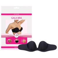 Neviditelná Push-up podprsenka Gala A (černá)