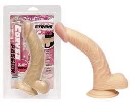 NMC 7.5 - Přírodní zakřivené dildo (19 cm)