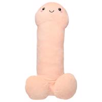 Objímatelný plyšový penis - 60 cm (přírodní)