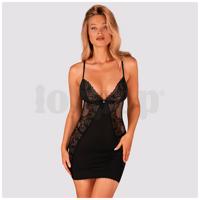 Obsessive Maderris Chemise &amp;amp;amp;amp; Thong Black