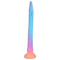 OgazR XXL úhoř - svítící anální dildo - 47 cm (růžové)