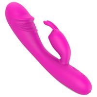 Osamělý - dobíjecí vibrátor s ramenem a masáží G-bodu (fialový)