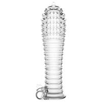 Osamělý - vibrační návlek na penis (transparentní)