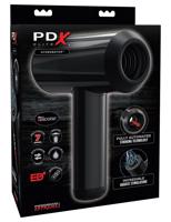PDX Hydrobator - nahoru-dolů pohybující se masturbátor (černý)