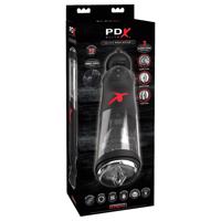 PDX Mega-Bator - rotační, pohybující se masturbátor (černý)