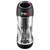 PDX ViewTube Pro - sání-vibrační masturbátor (černý)