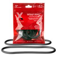 Perfect Fit Slim Wrap 12 - tenký penisový kroužek - černý (30 cm)