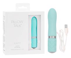 Pillow Talk Flirty - akumulátorový tyčový vibrátor (tyrkysový)