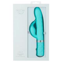 Pillow Talk Lively - akumulátorový vibrátor s ramenem na klitoris (tyrkysový)