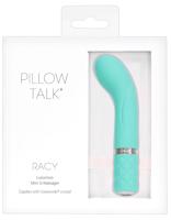 Pillow Talk Racy - nabíjecí, štíhlý vibrátor na G-bod (tyrkysový)