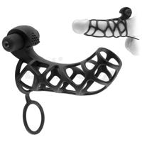 Pipedream Fantasy X&amp;amp;#45;tensions Extreme Silicone Power Cage &amp;amp;#45; Vibrační silikonový návlek na penis