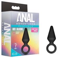 Platinové anální dobrodružství S - malý černý plug