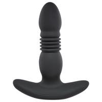 Playboy - nabíjecí anální vibrátor s pohybem (černý)