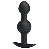 Pretty Love - černé anální dildo s kuličkami uvnitř