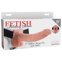 Připínací dildo Fetish 9 - přírodní vzhled