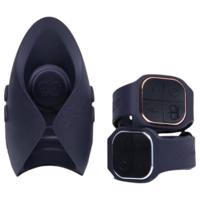 Pulse Duo Lux - akumulátorový masážní vibrátor pro páry (šedý)