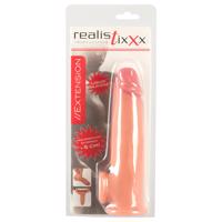 Realistixxx - kroužkový návlek na penis, 19 cm (přírodní)