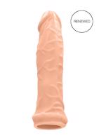 RealRock návlek na penis 17 cm - tělový
