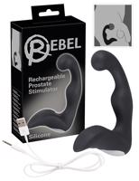 Rebel - akumulátorový prostatický vibrátor (černý)