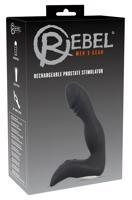 Rebel - akumulátorový prostatický vibrátor ve tvaru penisu (černý)