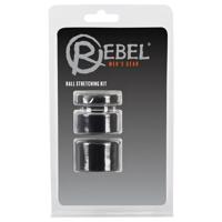 Rebel Ball - sada na penis a varlata - (černá)