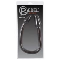 Rebel Dvojitý Kolík - dvojitý kužel anální dildo (černá)