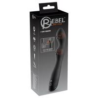 Rebel P-Spot - 2motorový černý vibrátor na prostatu