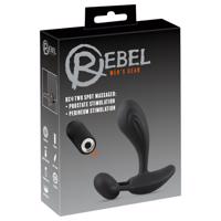Rebel RC - 2v1 vibrátor na prostatu (černý)