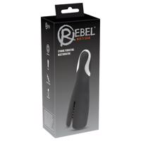 Rebel Strong - akumulátorový vibrátor na žaludy (černý)