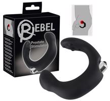 Rebel - zakřivený vibrátor na prostatu (černý)