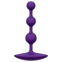 ROMP Amp - perličkový anální dildo (fialový)
