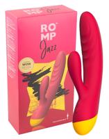 ROMP Jazz - vodotěsný G-bod vibrátor s klitorální stimulací (růžový)