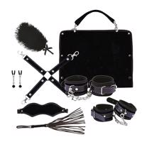 RS Soiree Kinky Me Softly – BDSM sada na bondage - černá (7 dílů)