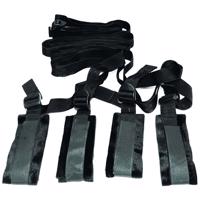 S&amp;M - Bondage sada k posteli (černá)