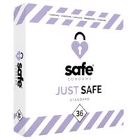 SAFE Just Safe - standardní kondom - vanilka (36 ks)