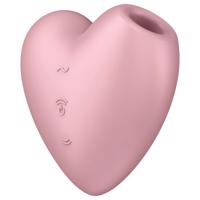 Satisfyer Cutie Heart - akumulátorový vzduchový stimulátor klitorisu (růžový)