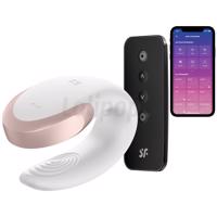 Satisfyer Double Love Luxury Partner Vibrator White