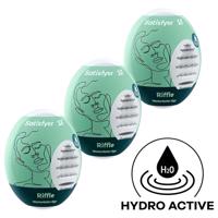 Satisfyer Egg Riffle - sada masturbátorů ve tvaru vajíčka (3 ks)
