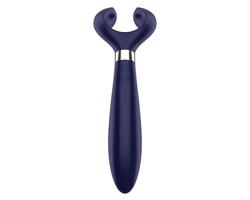 Satisfyer Endless Fun - akumulátorový, voděodolný párový vibrátor (modrý)