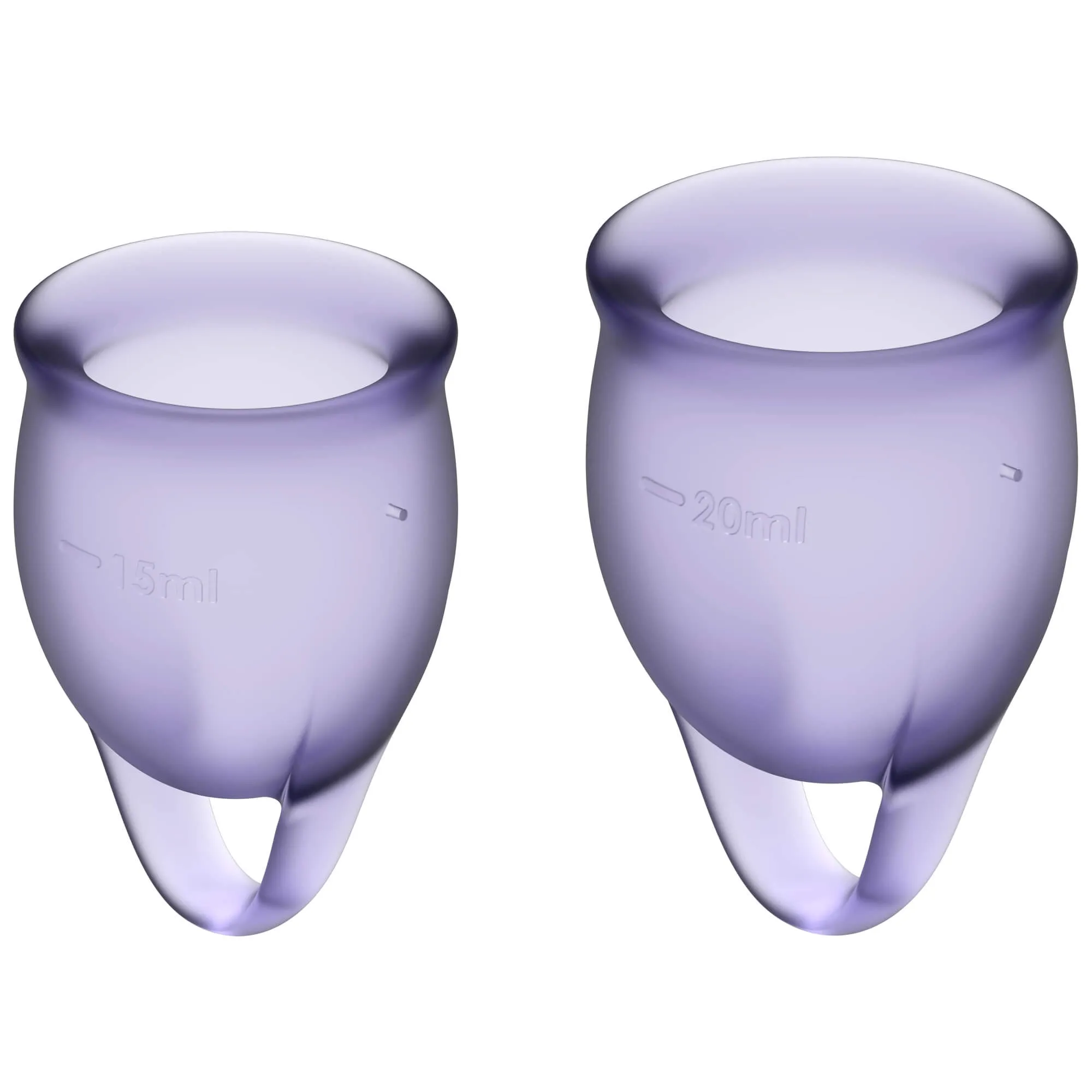 Satisfyer Feel Confident - Menstrual Cup Set (Purple)